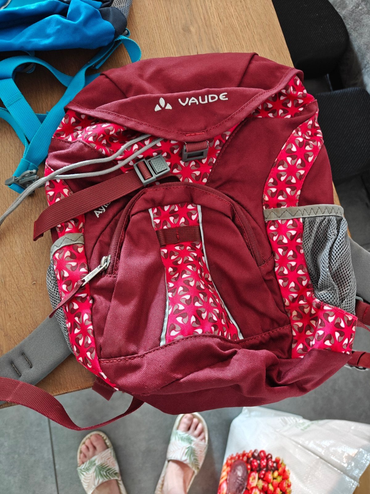 Vaude Ayla 6 kinderrugzak, Ophalen