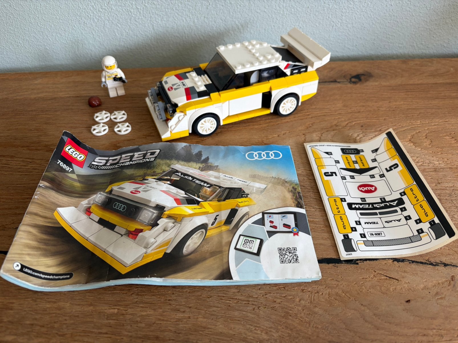 Lego Speed Champions 76897 - 1985 Audi Sport quattro S1, Ophalen of Verzenden, Gebruikt, Lego