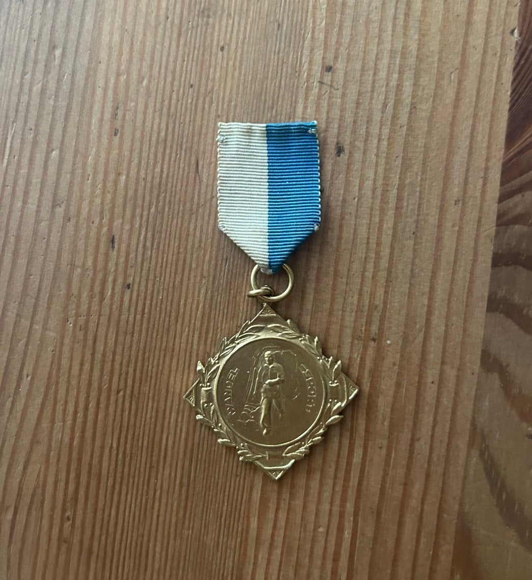 Vintage Wandel medaille uit 1935, Ophalen of Verzenden, Overige materialen, Nederland