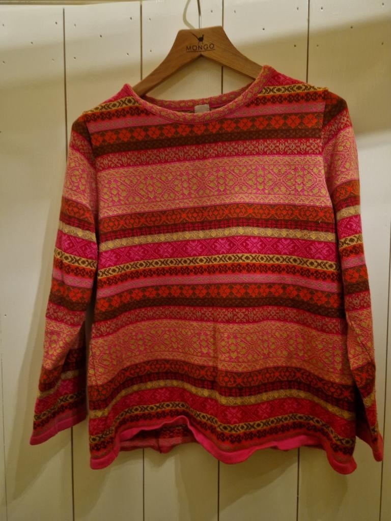 SKOVHUUS LEUKE VROLIJKE NOORSE TRUI MAAT XL, Ophalen of Verzenden, Zo goed als nieuw, Maat 46/48 (XL) of groter