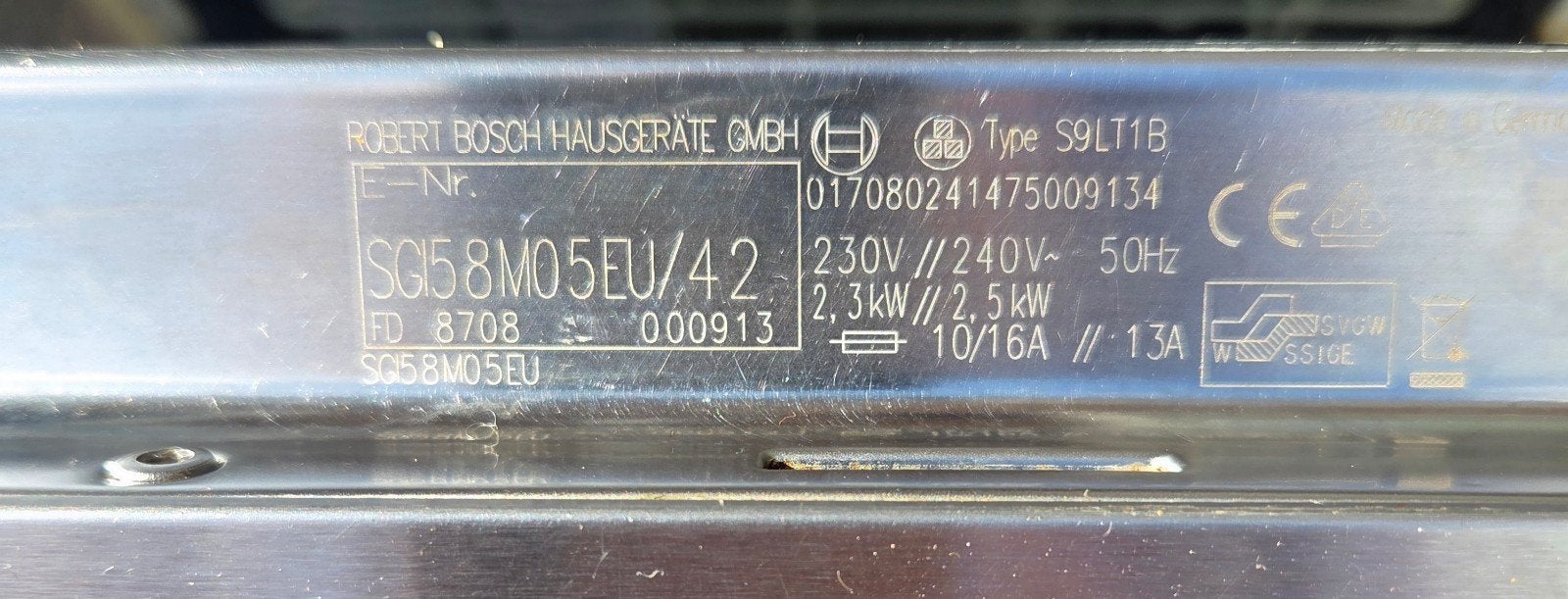 Foto 6 van Bosch SG58M05EU/42 Vaatwasser - Gebruikt
