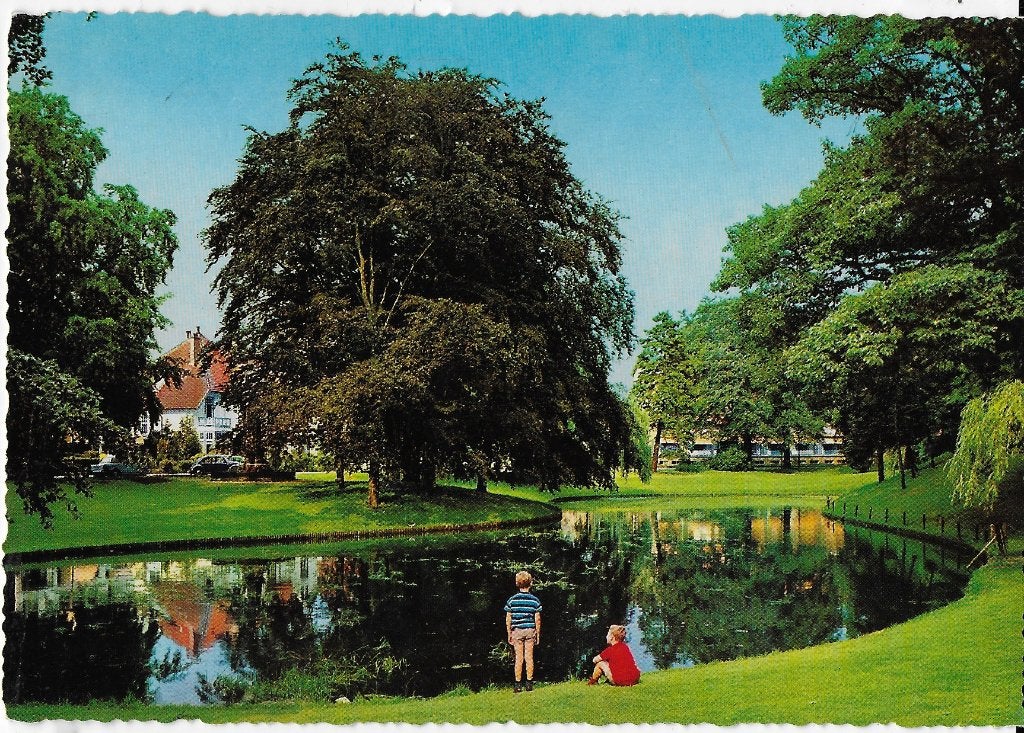 Zeist wilhelminapark gelopen ansichtkaart ( 1492 ), Ophalen of Verzenden, 1980 tot heden, Gelopen, Utrecht