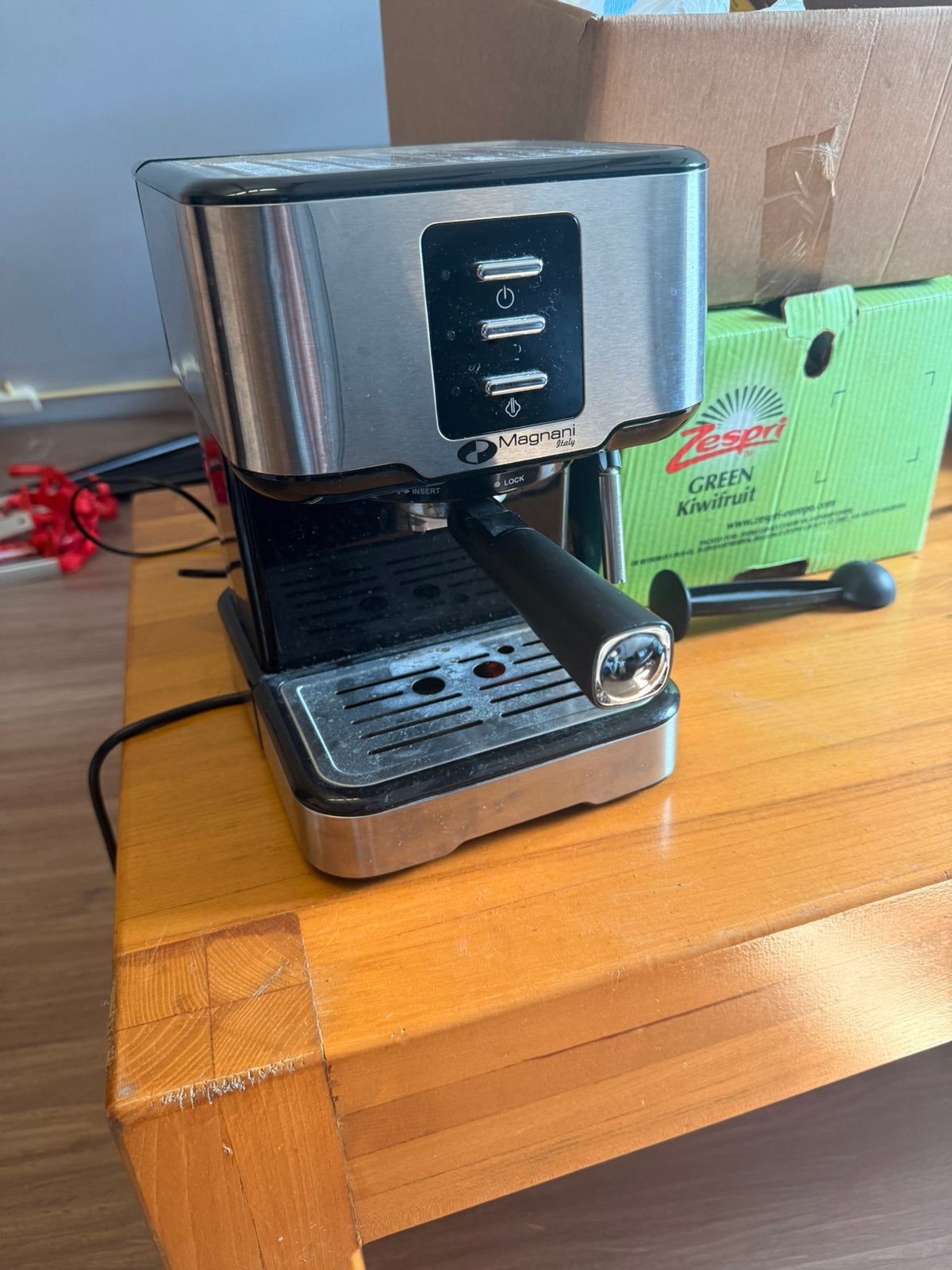Magnani espresso apparaat, Gebruikt, Espresso apparaat, Ophalen of Verzenden, 4 tot 10 kopjes
