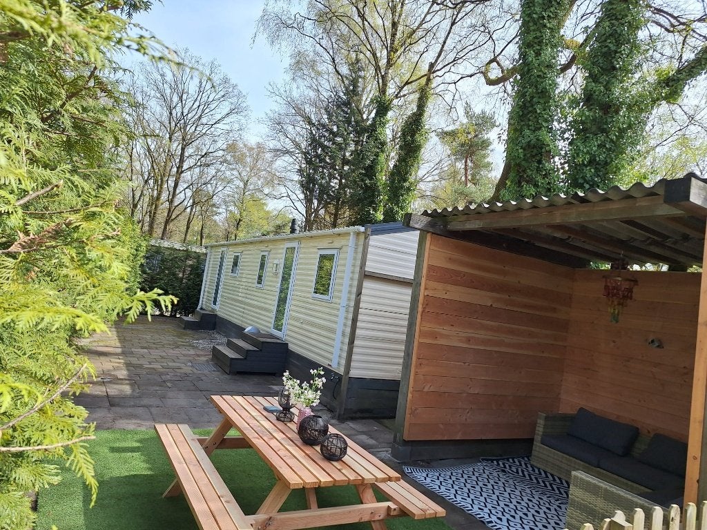 Last Minute! Te Huur: 6 pers. op top locatie, Veluwe, Vakantie, Afwasmachine, In bos, Recreatiepark
