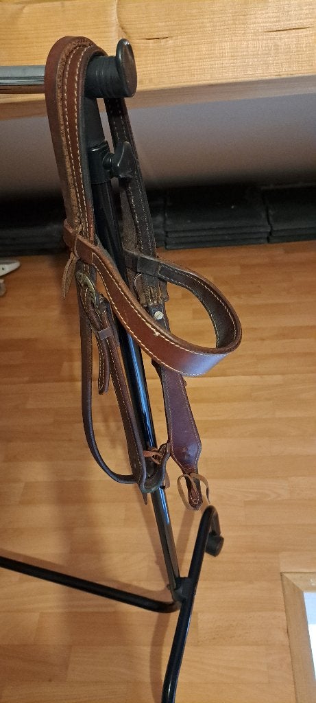 Westernhoofdstel maat cob, Bruin, Ophalen of Verzenden, Cob, Western