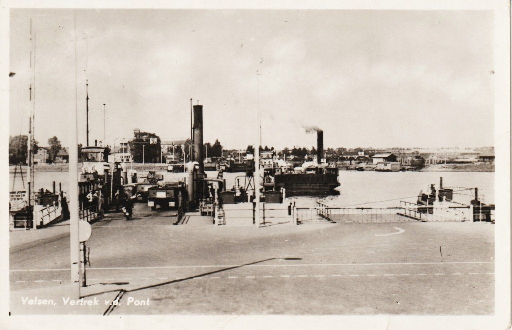 Velsen - Pont - IJmuiden, Ophalen of Verzenden, 1940 tot 1960, Gelopen, Noord-Holland