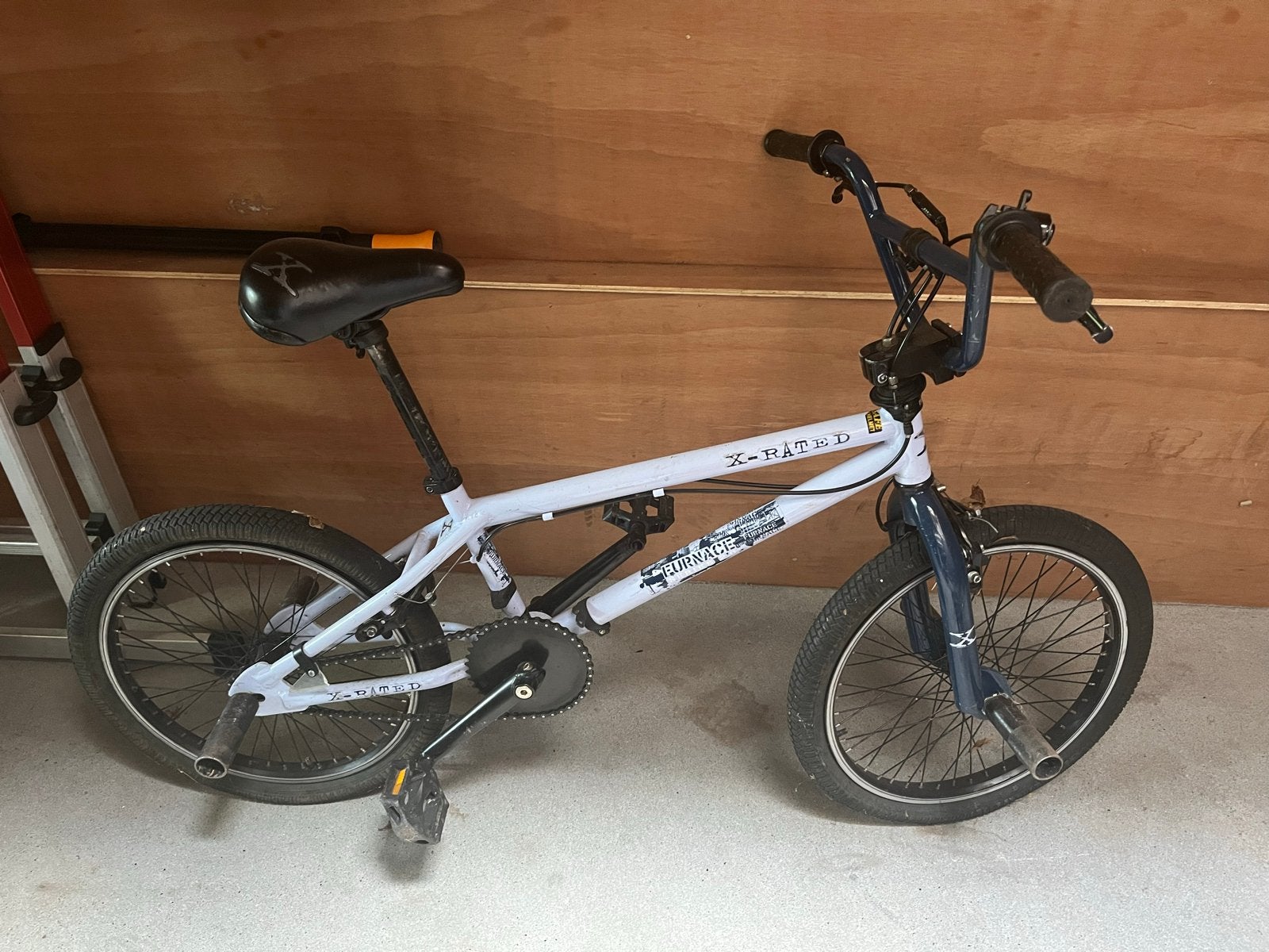 BMX fiets / stuntfiets X-Rated Furnace, Fietsen en Brommers, Ophalen, Gebruikt, Staal, Velgrem