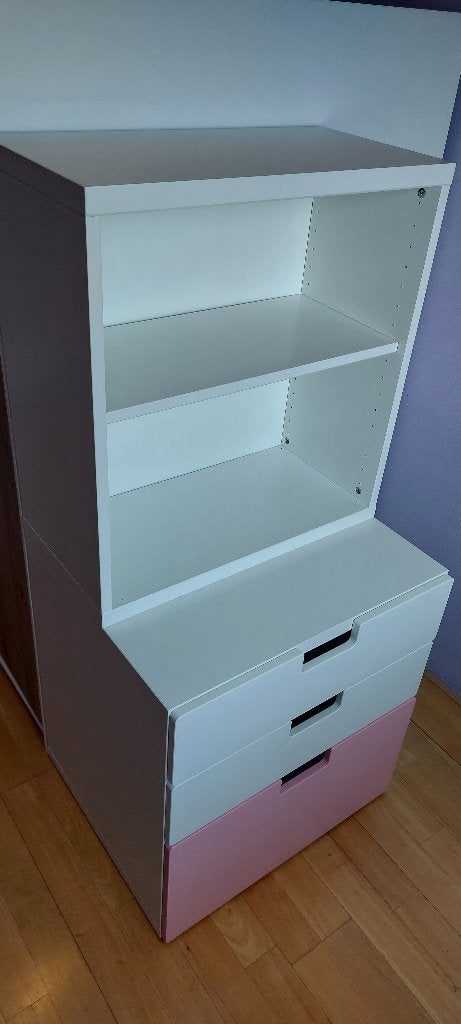 Ikea Stuva kast roze met wit, Kinderen en Baby's, Ophalen, Gebruikt, 50 tot 70 cm, 105 cm of meer