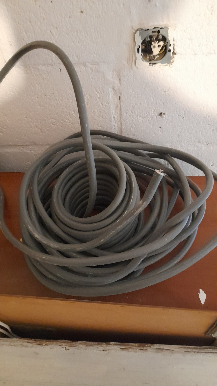 25 meter 3x2.5 gewapende kabel met stalen mantel, Ophalen of Verzenden, Nieuw, Kabel of Snoer