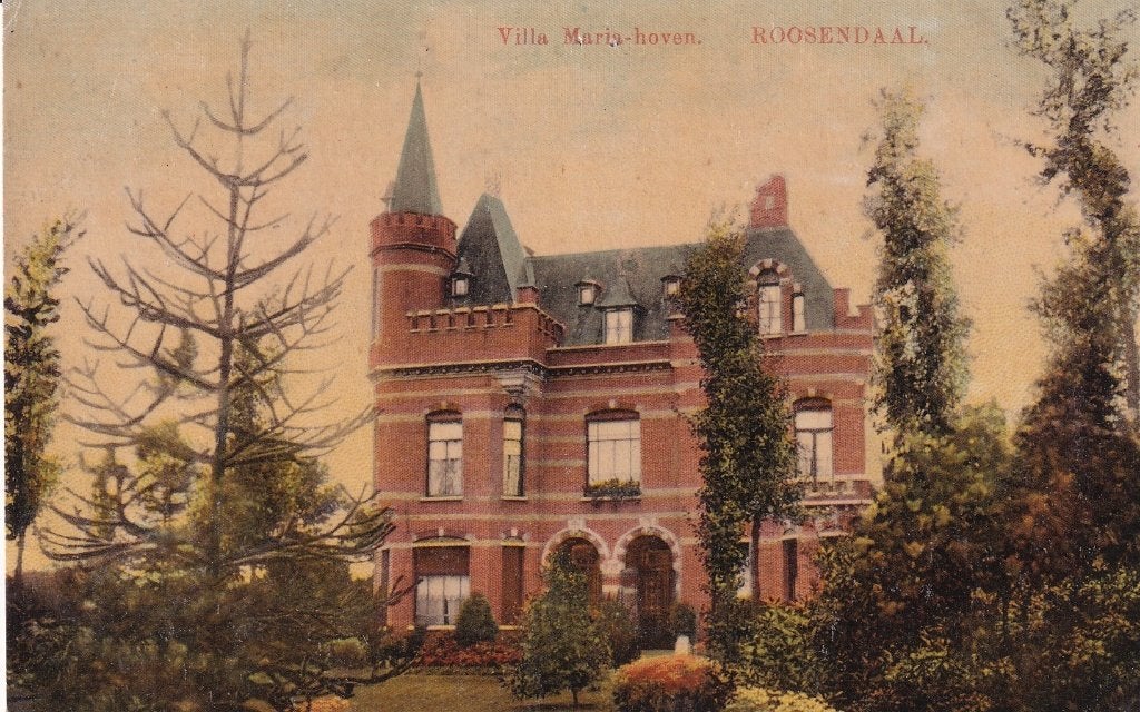 Roosendaal villa Maria-hoven, Ophalen of Verzenden, Voor 1920, Gelopen, Noord-Brabant