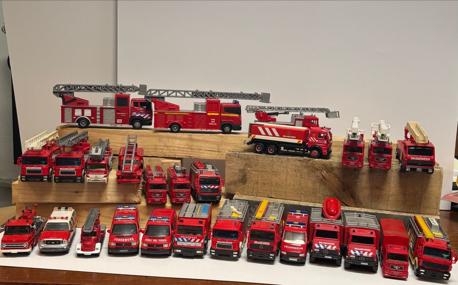 Grote collectie brandweerauto's - ook los te koop, Ophalen of Verzenden, Gebruikt