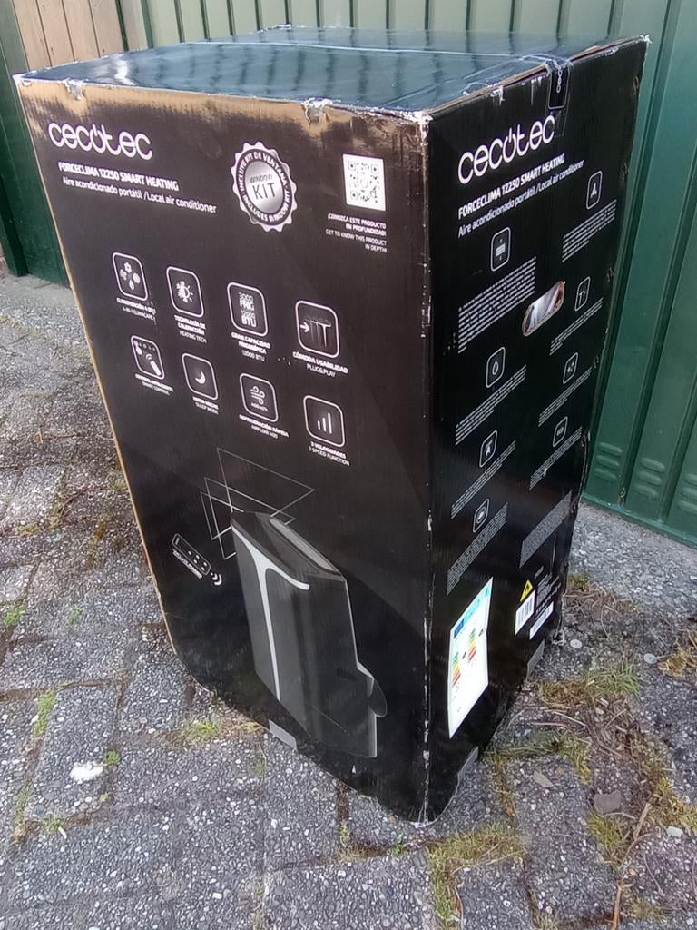 Airco Cecotec ForceClima 12250 SmartHeating, Ophalen, Verwarmen, Minder dan 60 m³, Timer