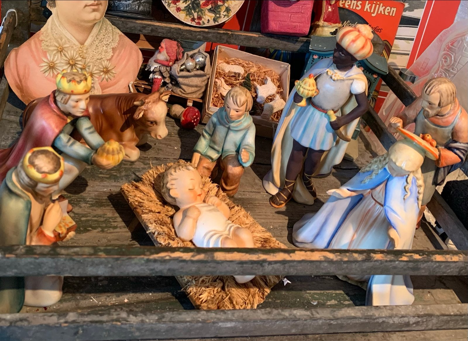Kerststal hummel goebel duitsland, T, Ophalen of Verzenden, Zo goed als nieuw, N
