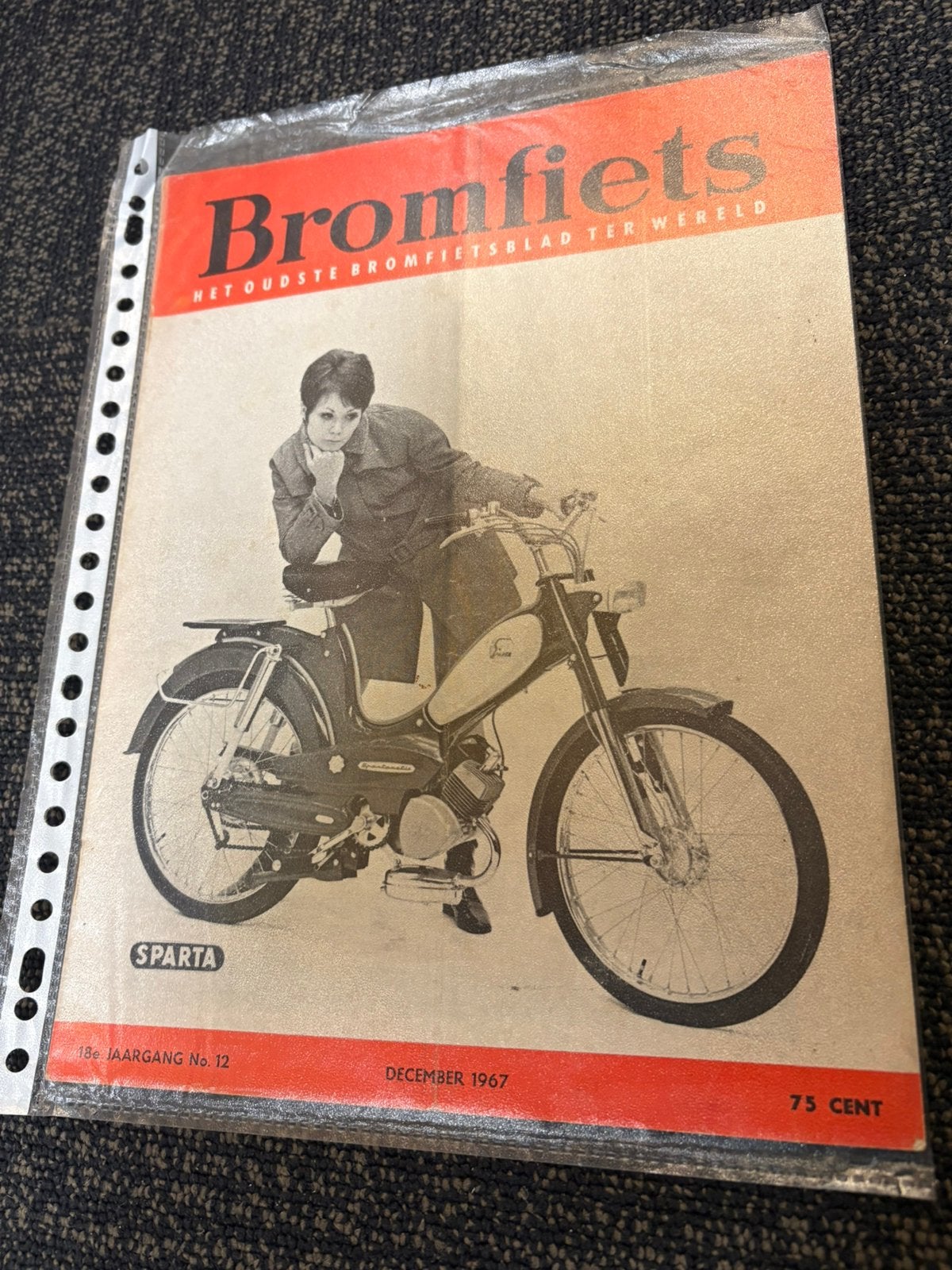 Blad Bromfiets, Fietsen en Brommers, Handleidingen en Instructieboekjes, Gebruikt, Ophalen of Verzenden