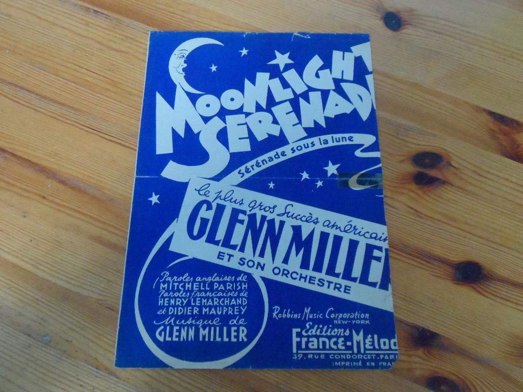 Serenade sous la lune - glenn miller, Muziek en Instrumenten, Gebruikt, Gitaar, Ophalen of Verzenden, Artiest of Componist