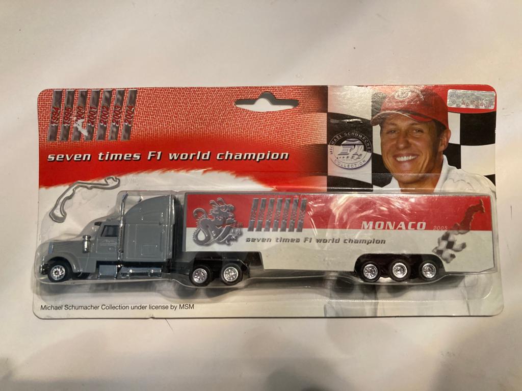 Michael Schumacher truck monaco 2005, Ophalen of Verzenden, Nieuw, Formule 1