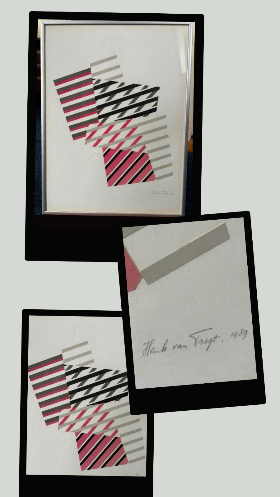 Abstract schilderij Henk van Trigt (1989), Antiek en Kunst, Ophalen of Verzenden