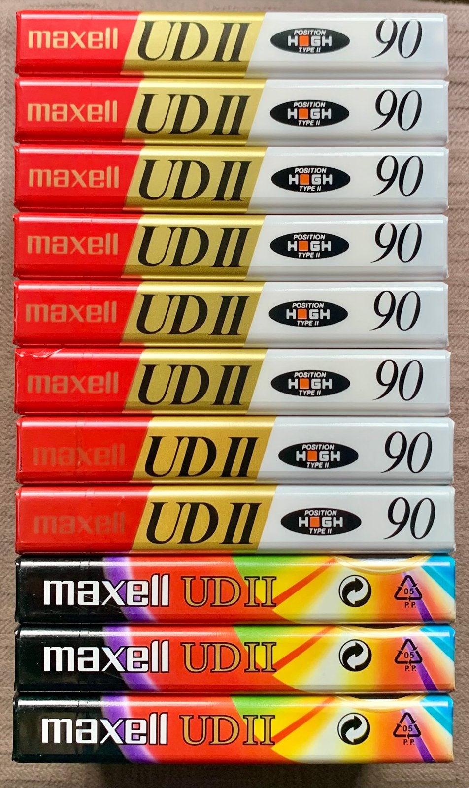 NOS Maxell UDII90 NIEUW cassettebanden UDII-90 UDII-CD 90, 2 t/m 25 bandjes, Ophalen of Verzenden, Maxell, Nieuw in verpakking