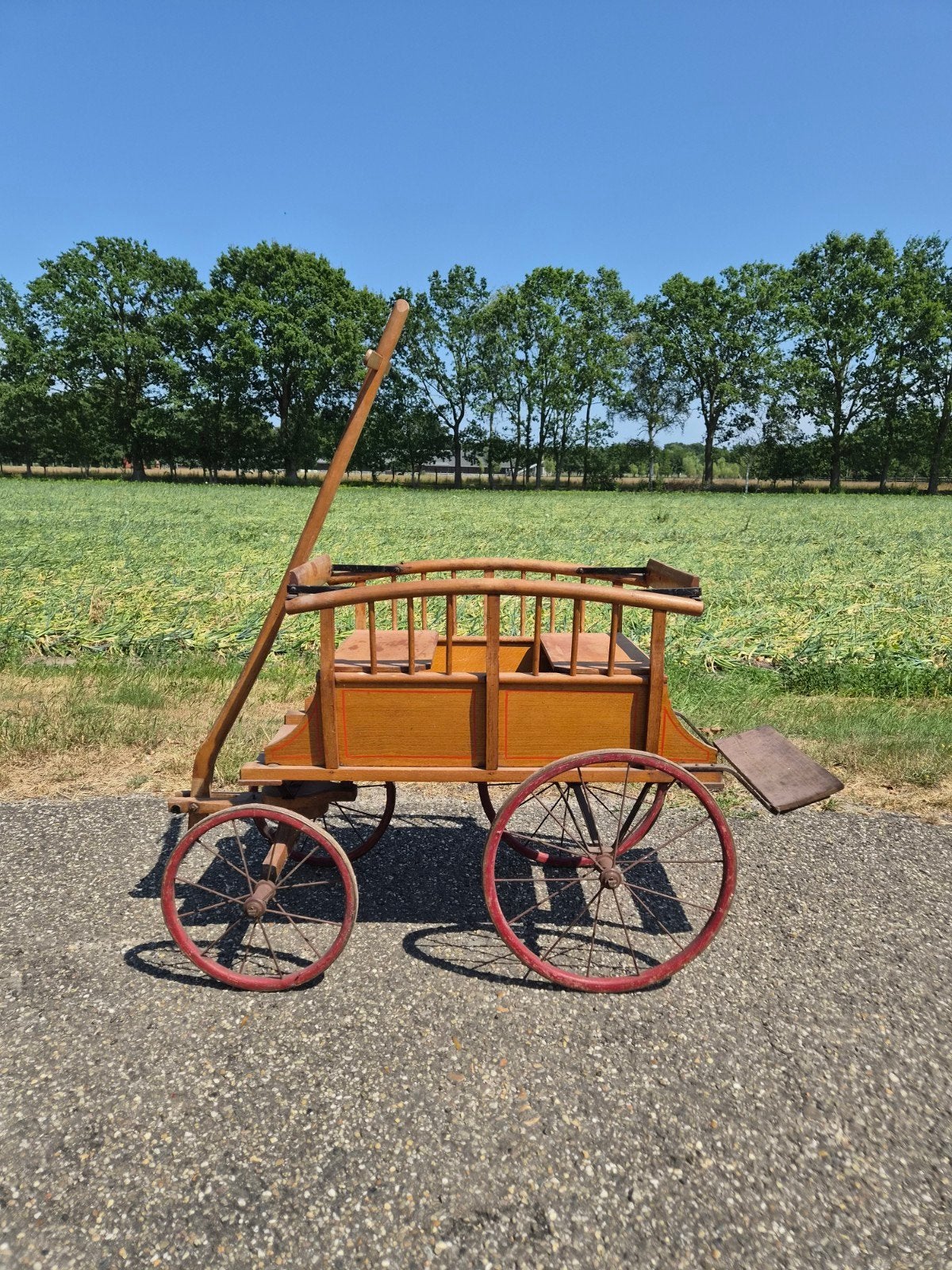 Antieke bolderkar / bokkenwagen, Antiek en Kunst, Ophalen