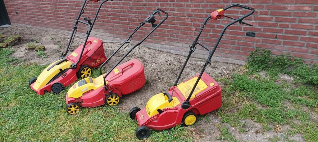 Wolf-Garten Elektrische Grasmaaiers (3 stuks), Cirkelmaaier, Gebruikt, Elektrische grasmaaier, Ophalen of Verzenden