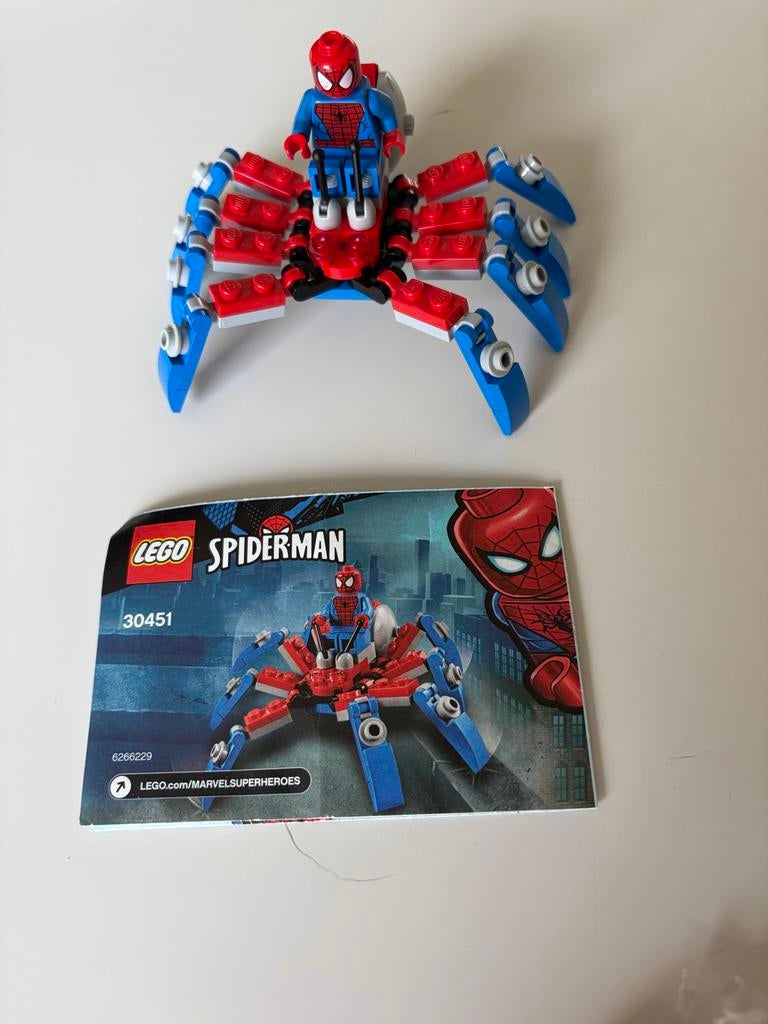LEGO Spider-Man 30451 Mini Spider Crawler met minifiguur, Ophalen of Verzenden, Zo goed als nieuw, Overige merken