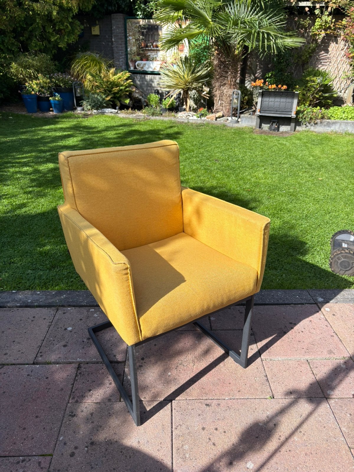 Mooie gele eetkamerstoelen van Goossens, Huis en Inrichting, Ophalen, Gebruikt, Minder dan 75 cm, 50 tot 75 cm