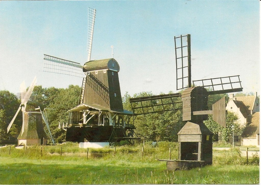 Ansichtkaart Openluchtmuseum Arnhem - Molens, Ophalen of Verzenden, 1980 tot heden, Ongelopen, Gelderland