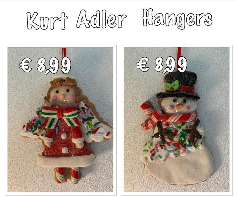 Kurt adler kerst hangers, Ophalen of Verzenden, Nieuw