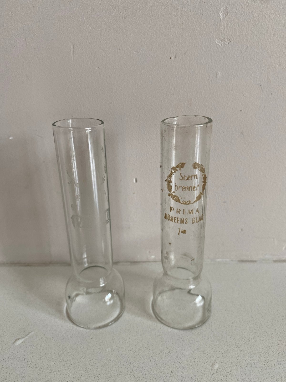 Kosmos olielamp glas, Antiek en Kunst, Ophalen
