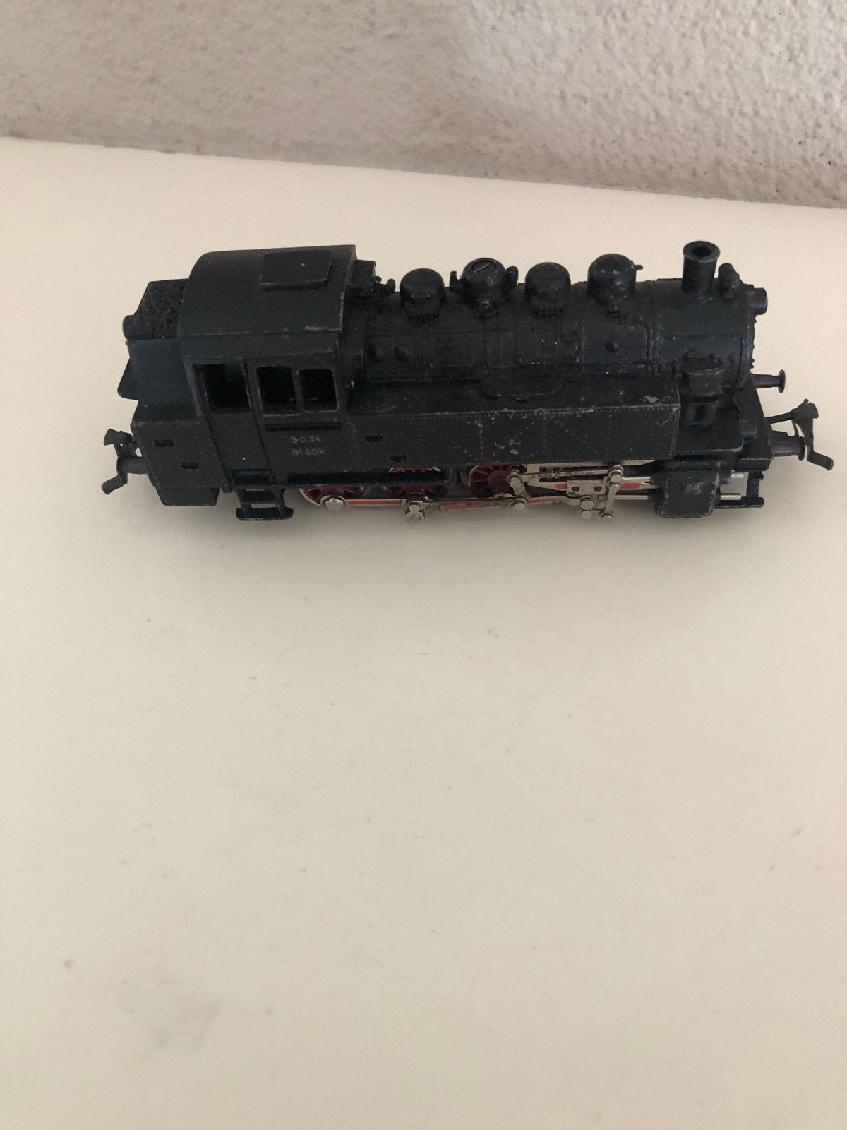 Zwarte modeltrein locomotief 3031, Overige merken, Gebruikt, Ophalen of Verzenden, Gelijkstroom