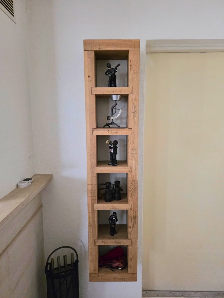 Henders & Hazel wand kast, Huis en Inrichting, Kasten | Wandmeubels, Ophalen, 100 tot 150 cm, Eikenhout, Zo goed als nieuw