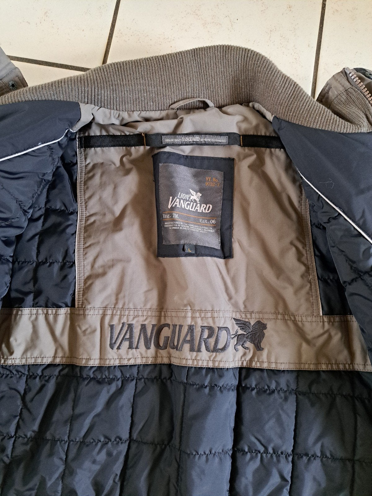 Vanguard pme Winterjas maat L, Kleding | Heren, Jassen | Winter, Ophalen of Verzenden, Gedragen, Maat 52/54 (L), Beige