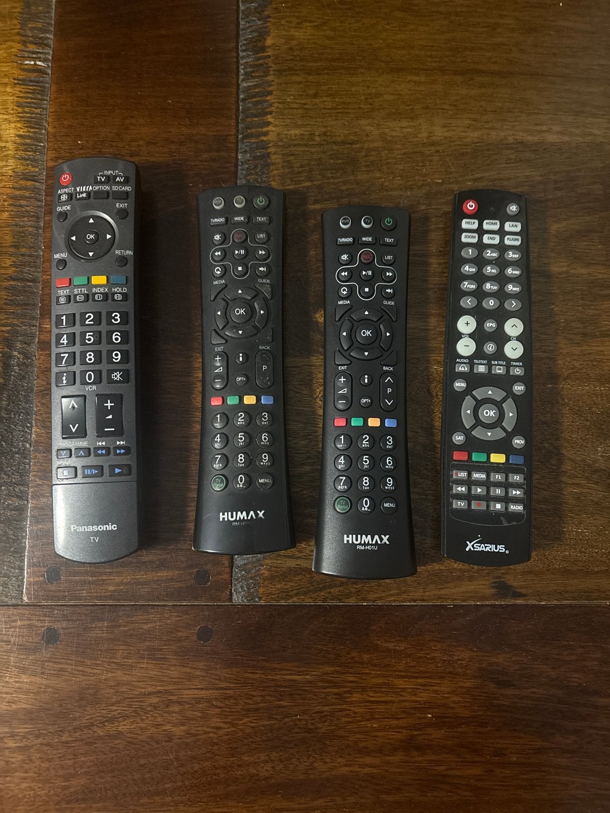 Afstandsbedieningen: Panasonic, Humax, X-SARIUS, Ophalen, Gebruikt, Origineel, Tv