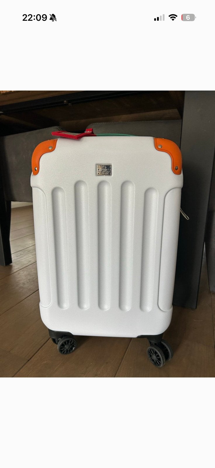 Handbagage koffer postcodeloterij, Ophalen, 50 tot 60 cm, Hard kunststof, Zo goed als nieuw