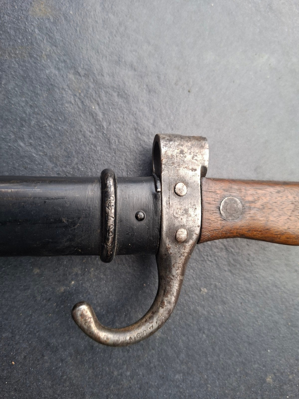 Franse Berthier bajonet WO1 nummergelijk!, Verzamelen, Militaria | Algemeen, Ophalen of Verzenden, Landmacht, Overige gebieden