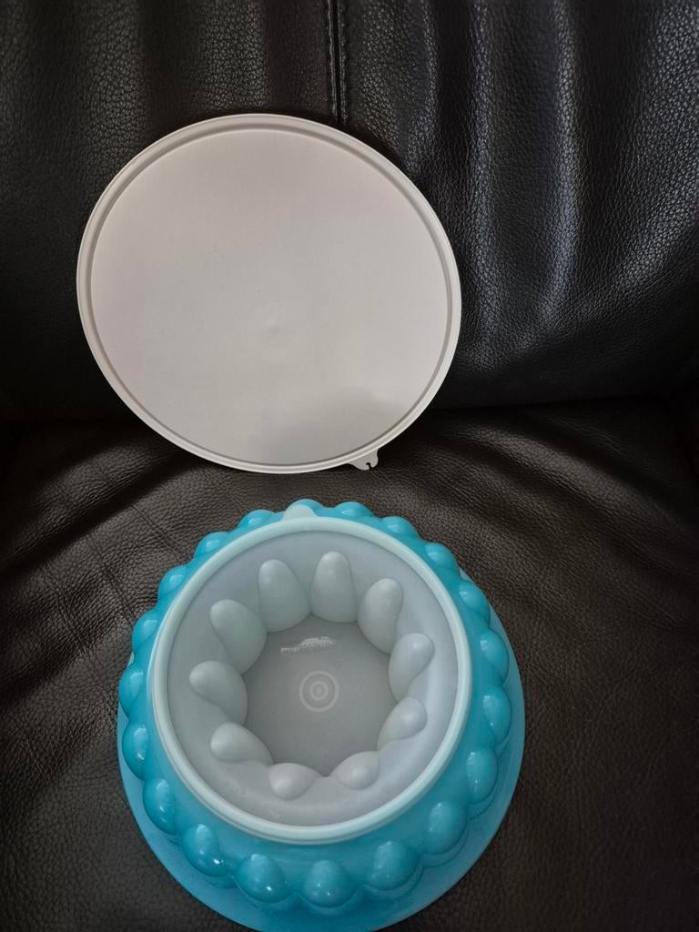 Pudding/rijstvorm van Tupperware, Ophalen