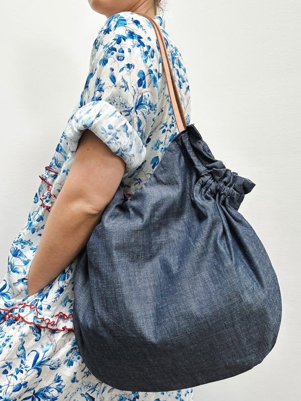 Daisy Denim Tote Tas, Ophalen of Verzenden, Nieuw, Blauw, Shopper