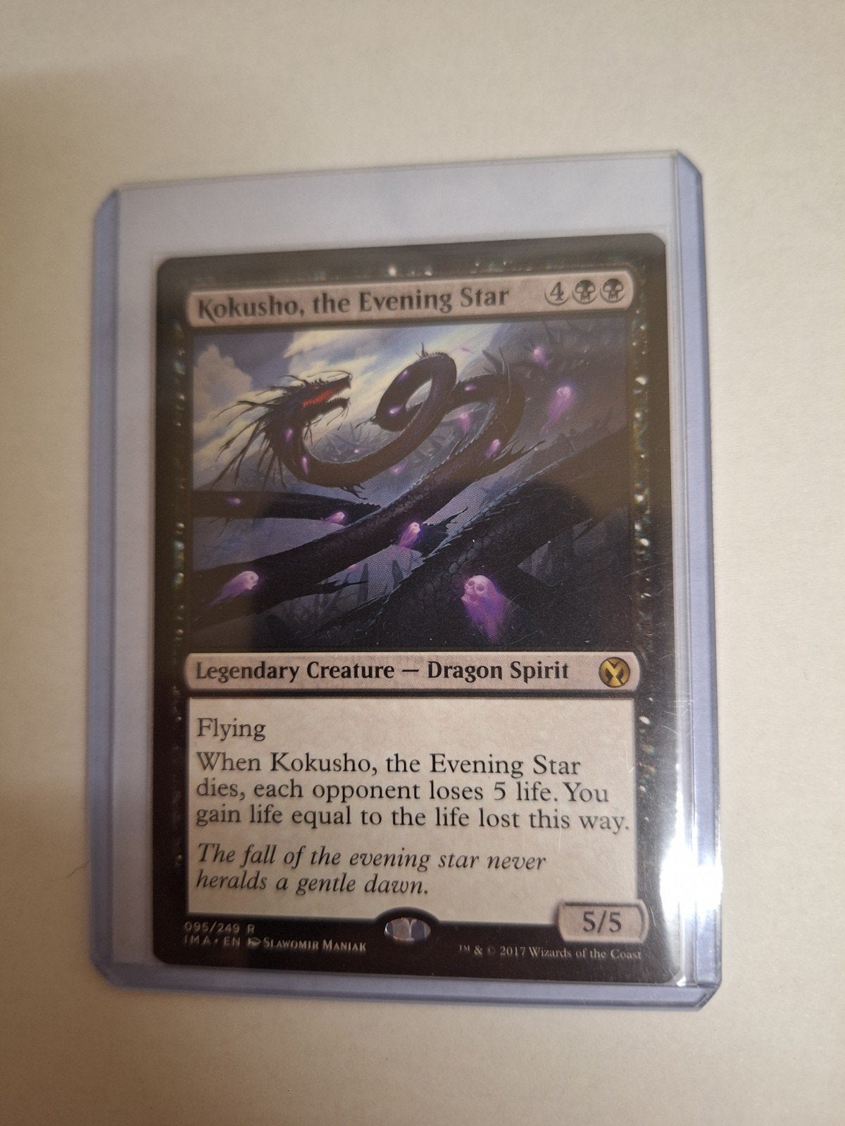 Kokusho, the Evening Star - Magic The Gathering, Ophalen, Zo goed als nieuw, Losse kaart