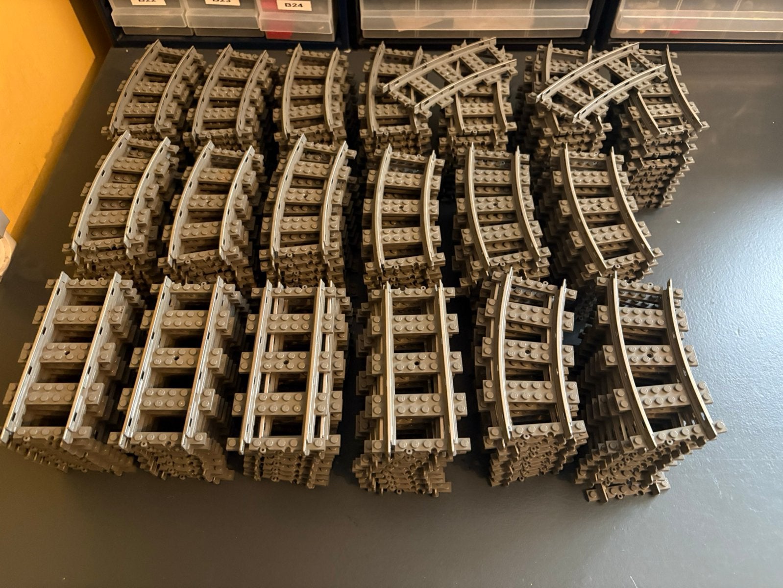 Grote partij lego 9v trein rails, Kinderen en Baby's, Lego, Lego, Ophalen of Verzenden, Zo goed als nieuw