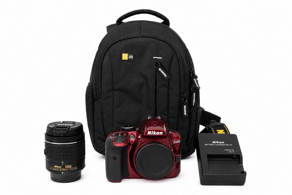 Nikon D3400 set – 412 clicks!, Ophalen of Verzenden, Zo goed als nieuw