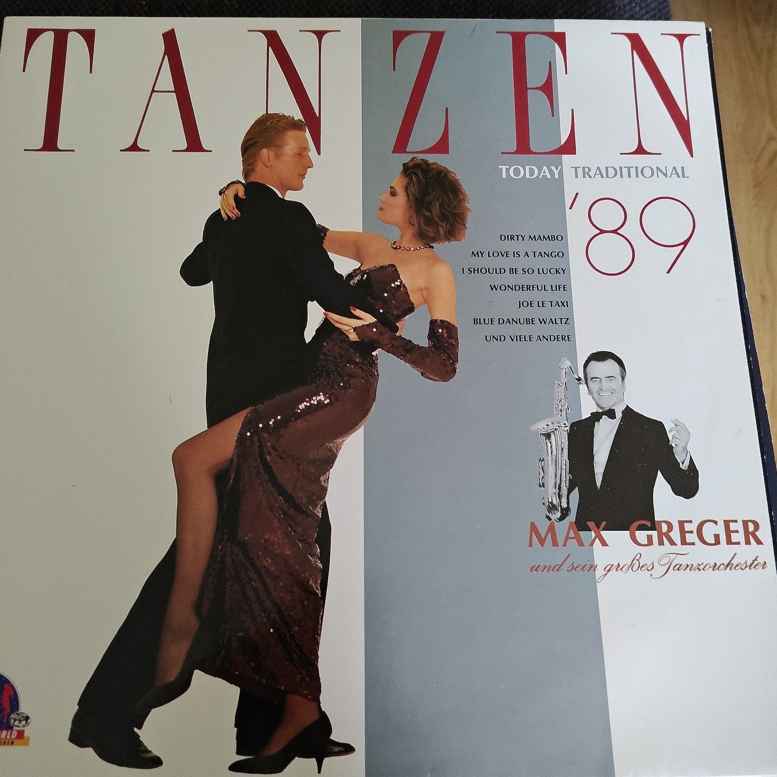 Max Greger - Tanzen '89 LP (1988) - Dansmuziek Vinyl, Ophalen of Verzenden, 1980 - 1989, Gebruikt, 12 inch