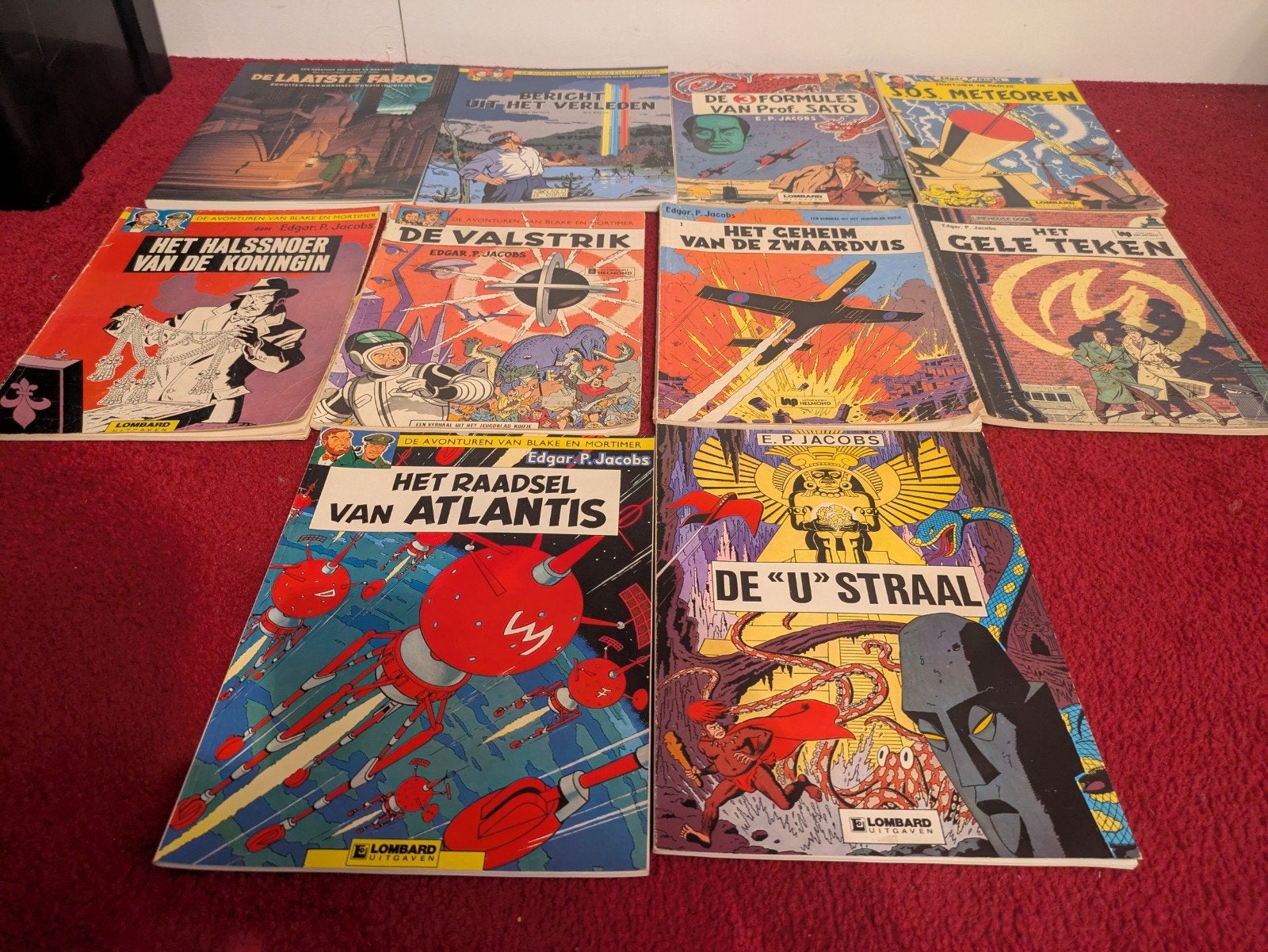 Blake en Mortimer - 10 stripboeken, Meerdere stripboeken, Ophalen of Verzenden, Gelezen