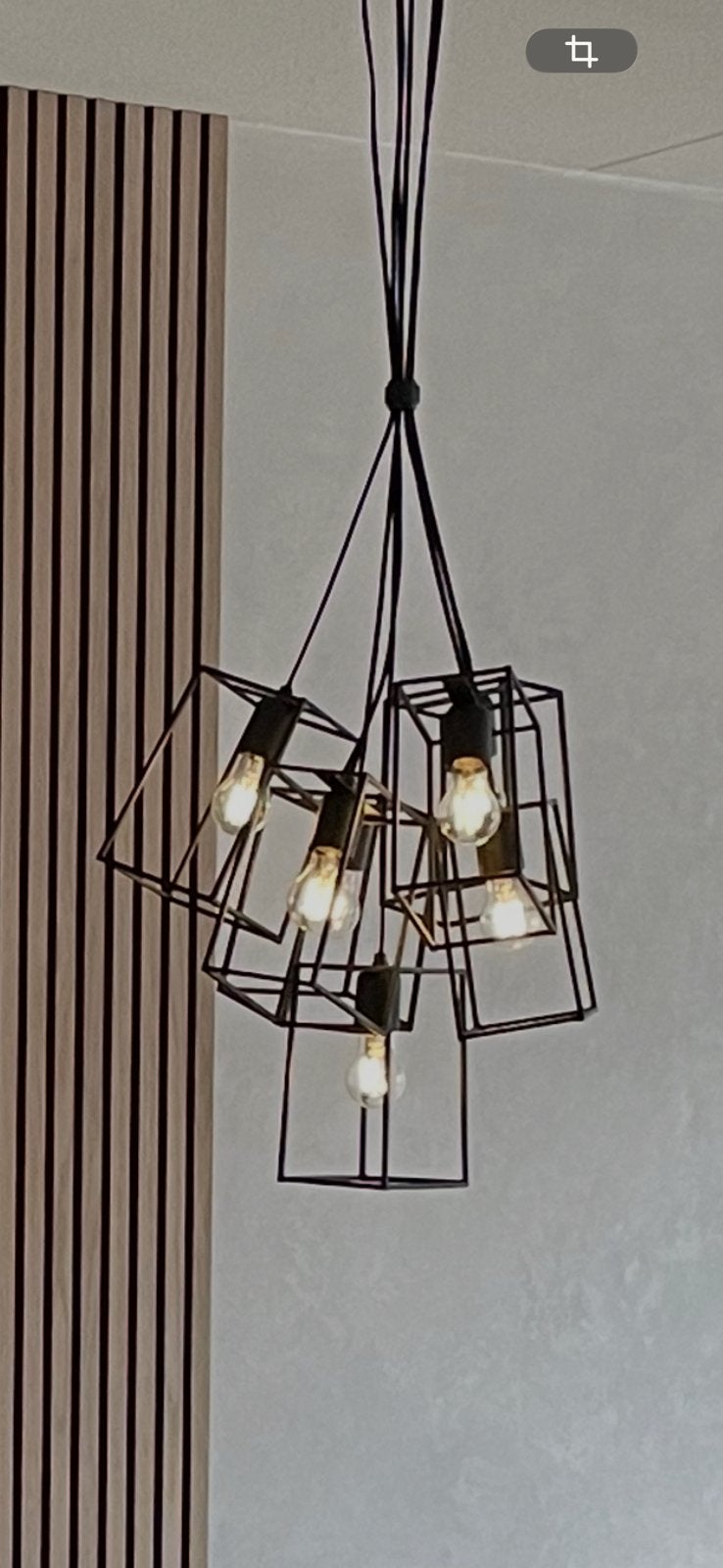 Light & Living hanglamp Vani mat zwart, Ophalen, Zo goed als nieuw