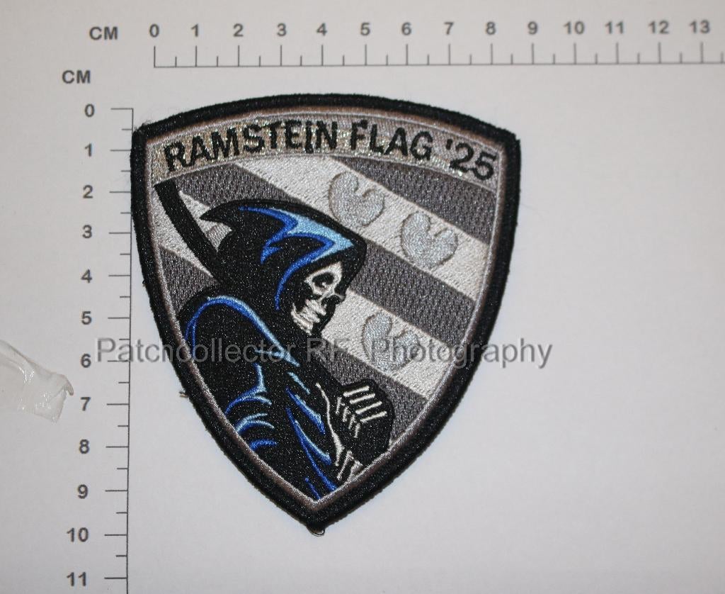 KLu Luchtmacht RNLAF 306 squadron embleem Ramstein Flag 2025, Ophalen of Verzenden, Luchtmacht, Nederland, Embleem of Badge