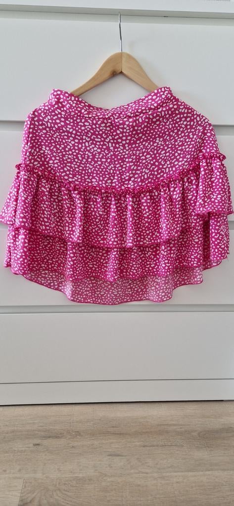 Roze met wit gestippelde rok van By Clara, maat S/M, Kleding | Dames, Rokken, Ophalen of Verzenden, Zo goed als nieuw, By Clara
