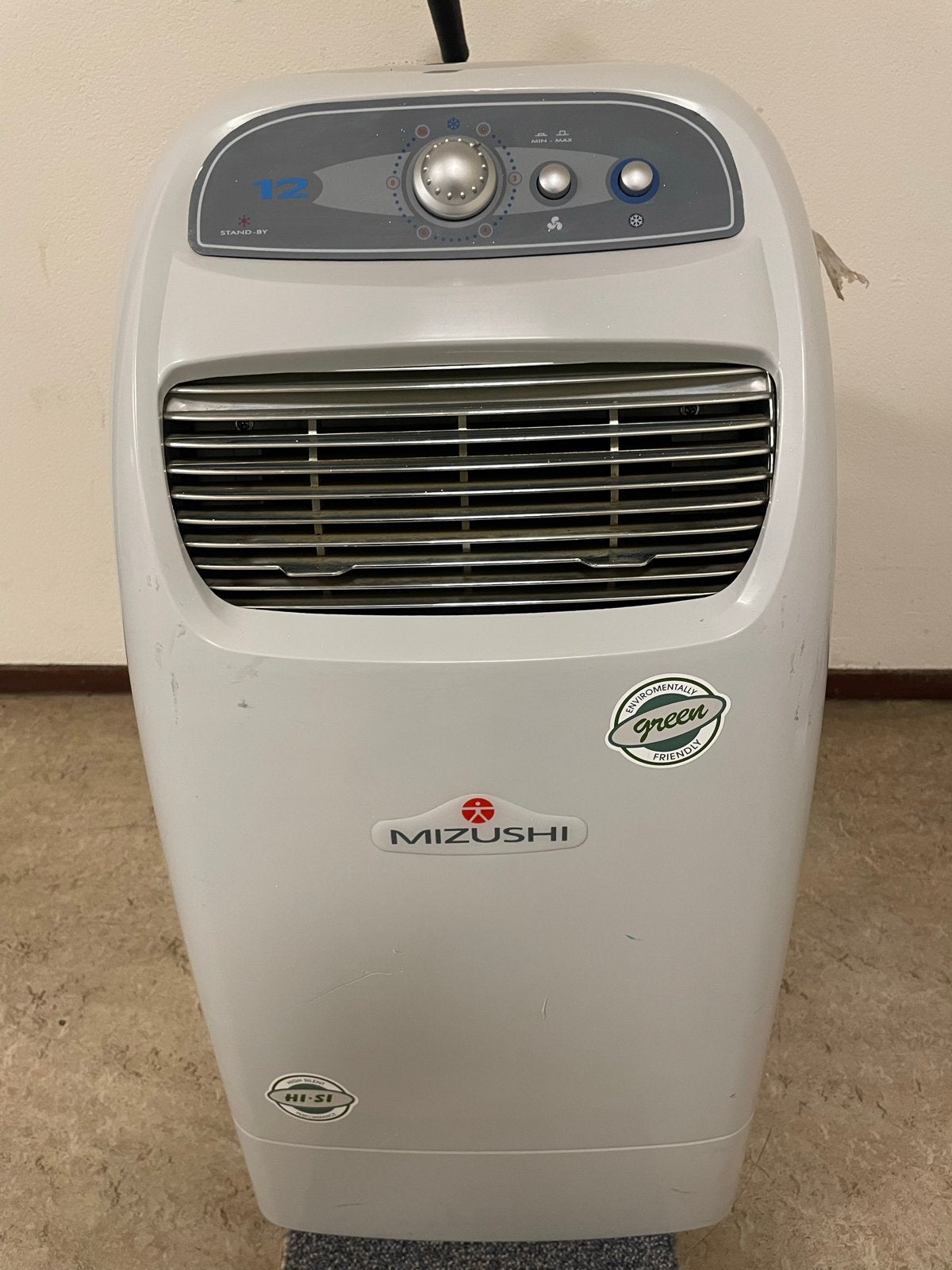 Mizushi Mobiele Airco - Koelen en Ontvochtigen, Gebruikt, Minder dan 60 m³, 3 snelheden of meer, Ophalen of Verzenden