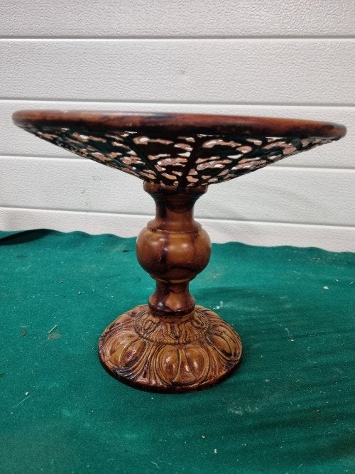 schaal op voet metaal, Huis en Inrichting, Woonaccessoires | Overige, Ophalen of Verzenden, 'T Olde Gre-j, Info@toldegrej.nl, Endepoelstraat 20f Didam