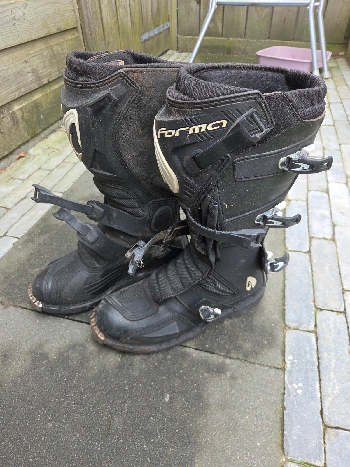 Crosslaarzen maat 45, Motoren, Verzenden, Tweedehands, Laarzen