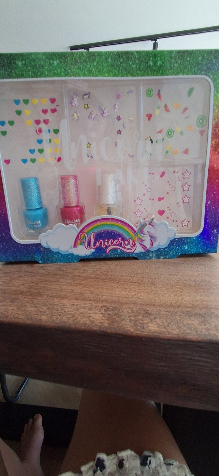 Leuke Kinder Nagellak Set met Stickers Blauw, Roze, Transpa, Ophalen of Verzenden