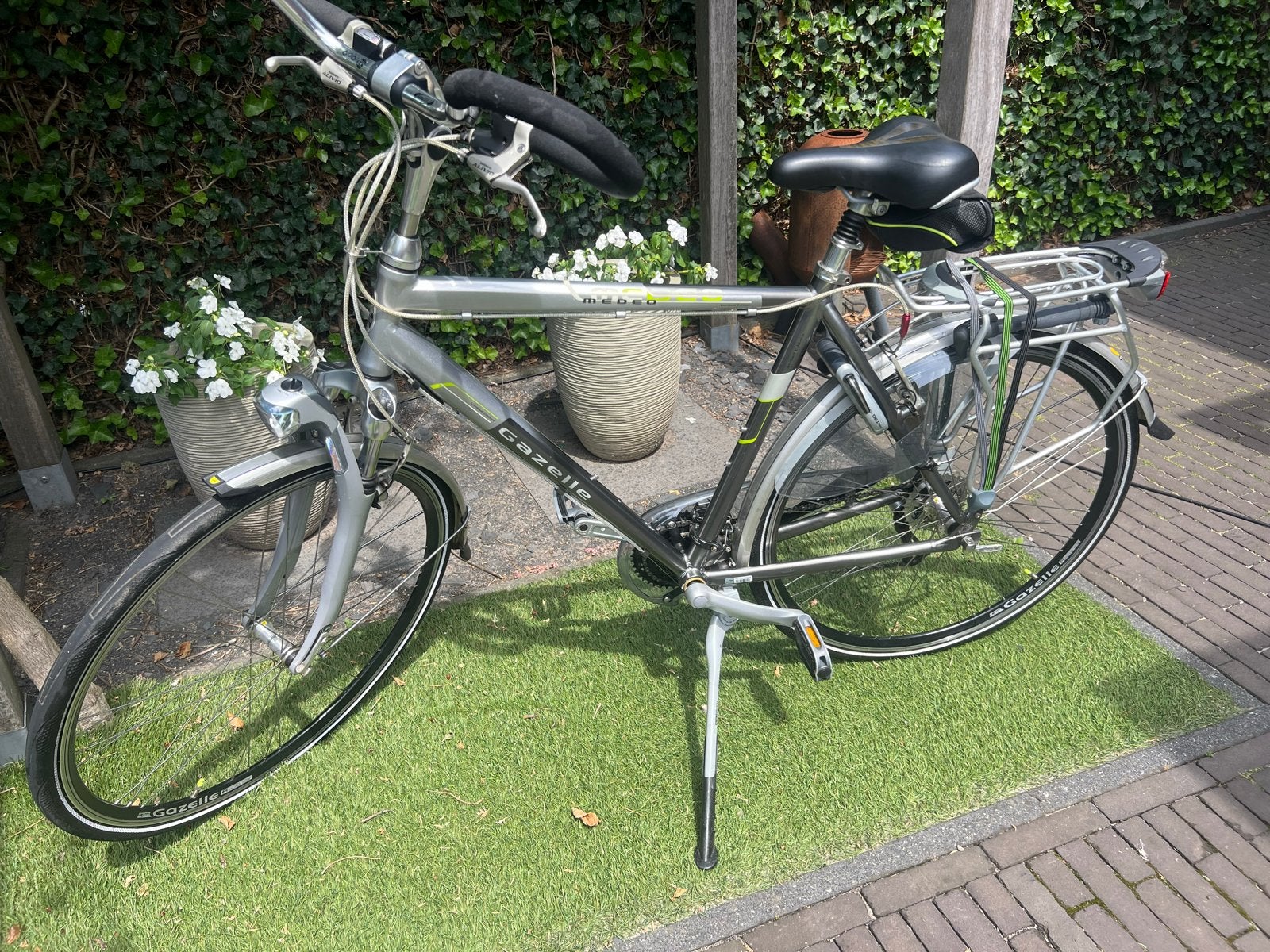 Gazelle Medeo Limited Edition herenfiets, 27 versn., Ophalen, Gebruikt, Velgrem, Versnellingen